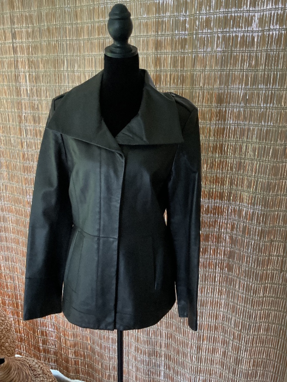 Cole Hahn Women’s Black Leather Jacket